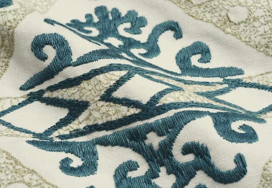 Ткань Fabricut Natural Nuances Vignettes Juniper Feldiance/Jade