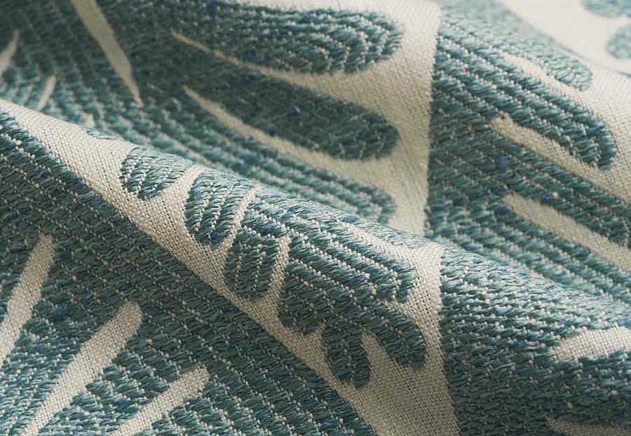 Ткань Fabricut Natural Nuances Vignettes Juniper Zedoary/Mist