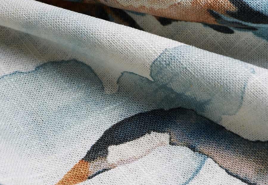 Ткань Fabricut Natural Nuances Vignettes Juniper Flybird/Sky