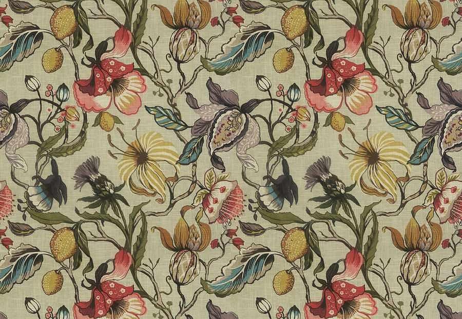 Ткань Fabricut Natural Nuances Vignettes Juniper Euphorbia/Spring