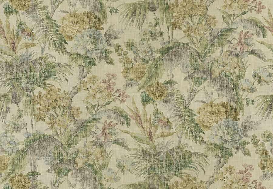 Ткань Fabricut Natural Nuances Vignettes Juniper Caledon/GreenTea