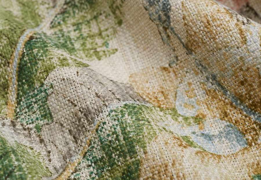 Ткань Fabricut Natural Nuances Vignettes Juniper Caledon/GreenTea