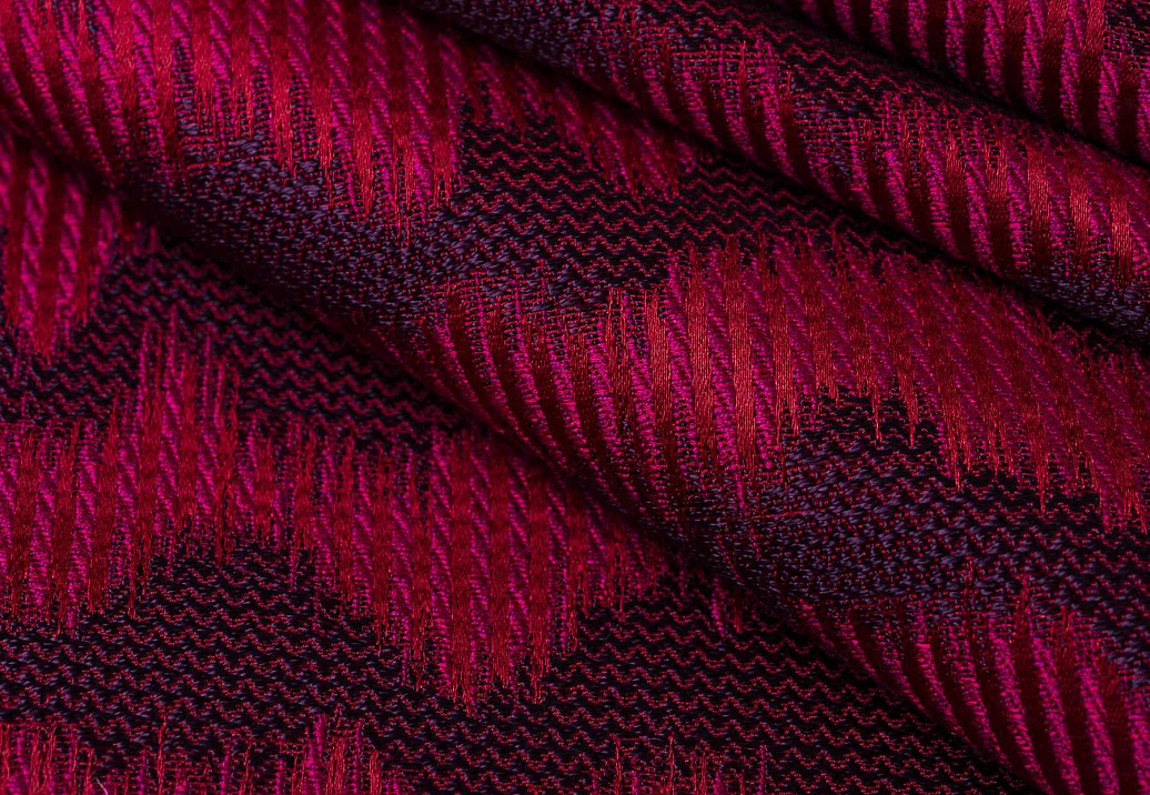 Ткань Fabricut Iris Apfel ManiaWave/Berry