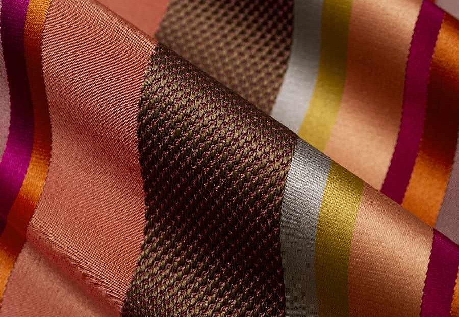 Ткань Fabricut Iris Apfel ImprovStripe/Spice