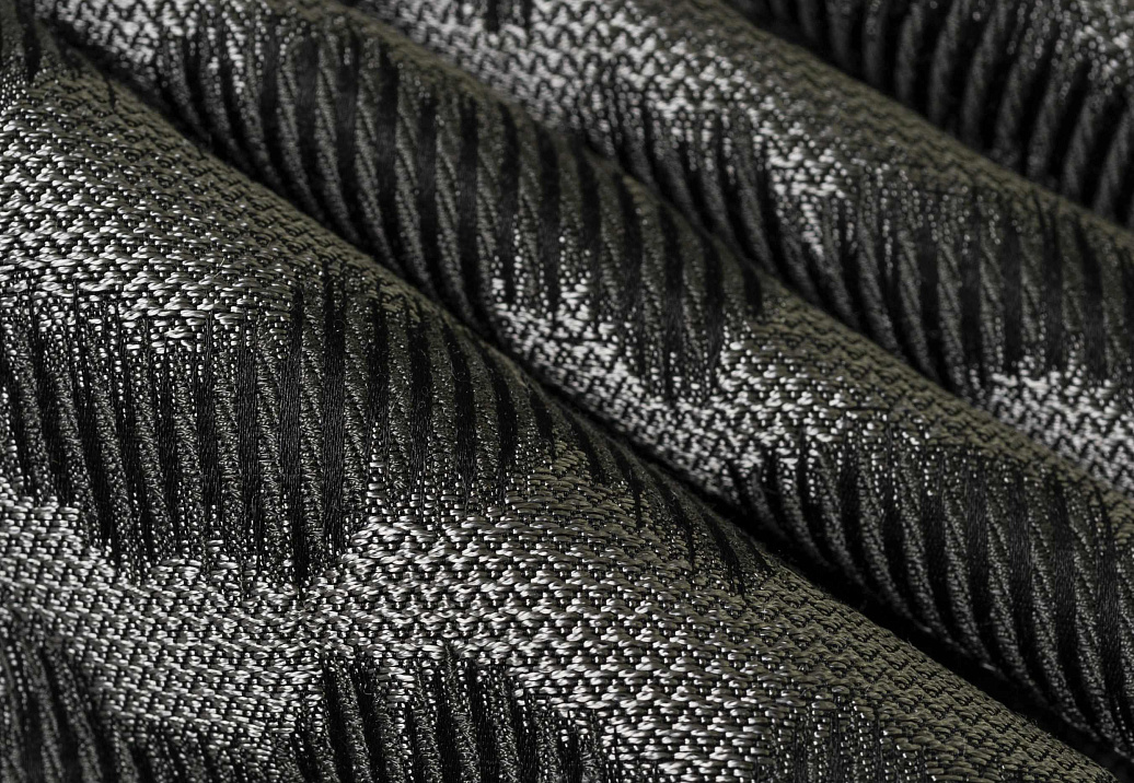 Ткань Fabricut Iris Apfel ManiaWave/Charcoal