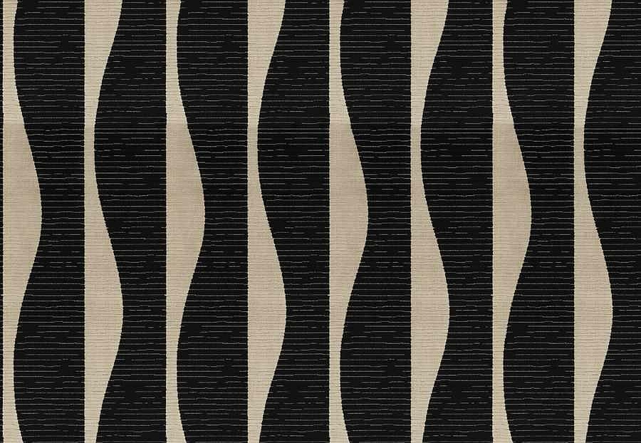 Ткань Fabricut Iris Apfel RioVelvetStripe/Ebony