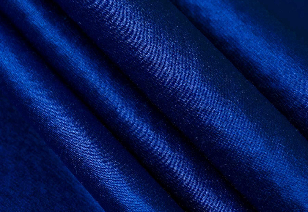 Ткань Fabricut Iris Apfel MuseSatin/Blue