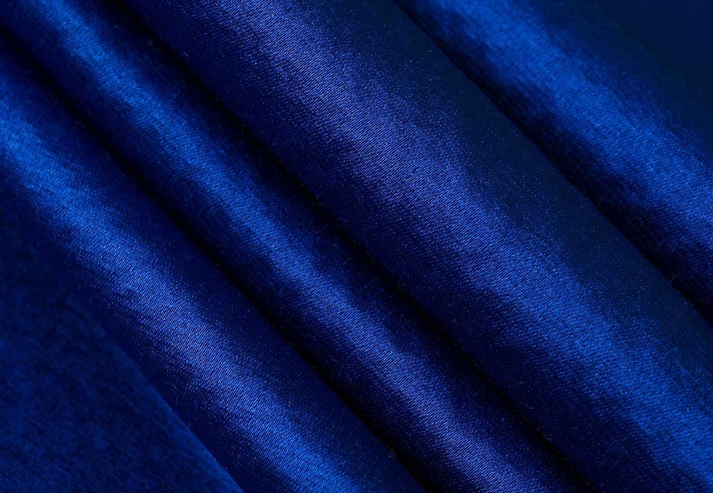 Ткань Fabricut Iris Apfel MuseSatin/Blue