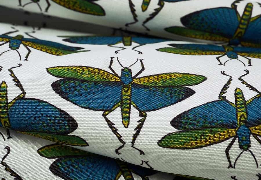 Ткань Fabricut Iris Apfel FantasyBug/Dragonfly