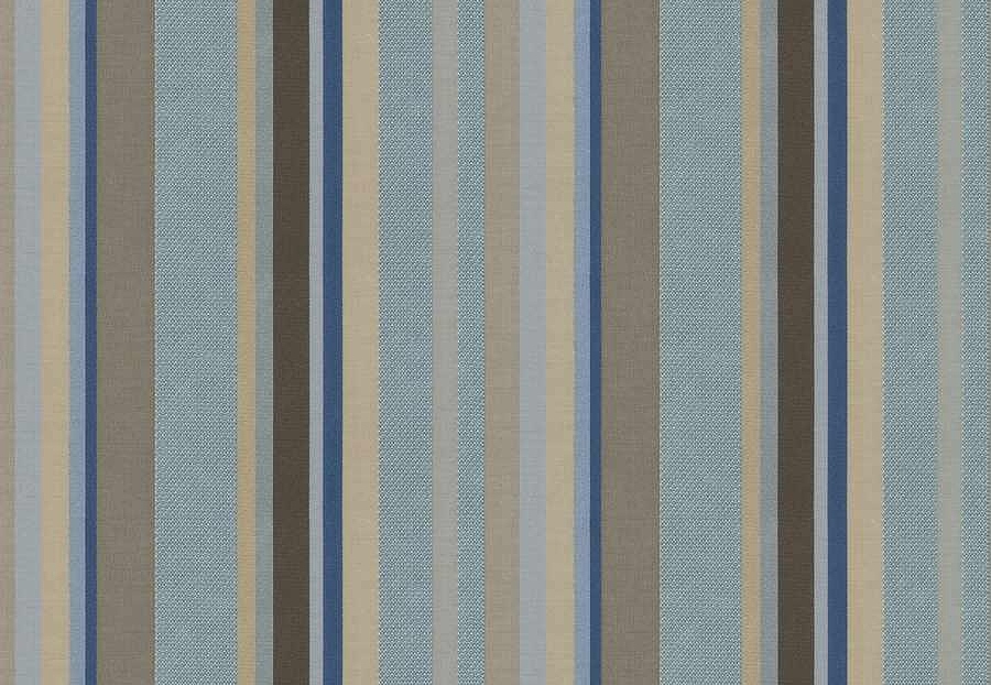 Ткань Fabricut Iris Apfel ImprovStripe/Ocean