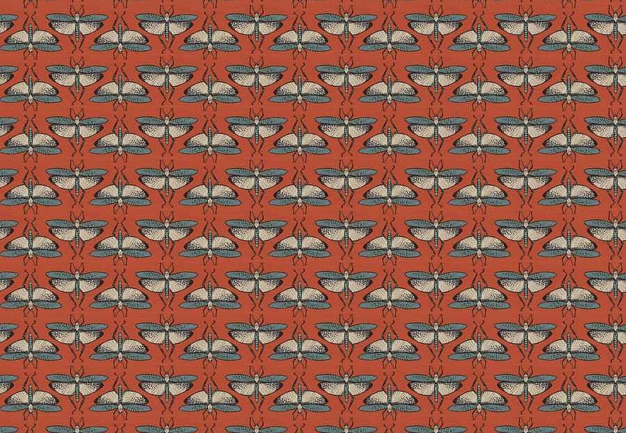 Ткань Fabricut Iris Apfel FantasyBug/SpiceTeal