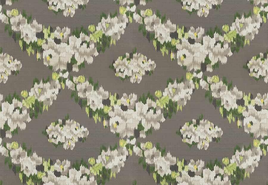 Ткань Fabricut Iris Apfel RoseFloral/Grey/Green