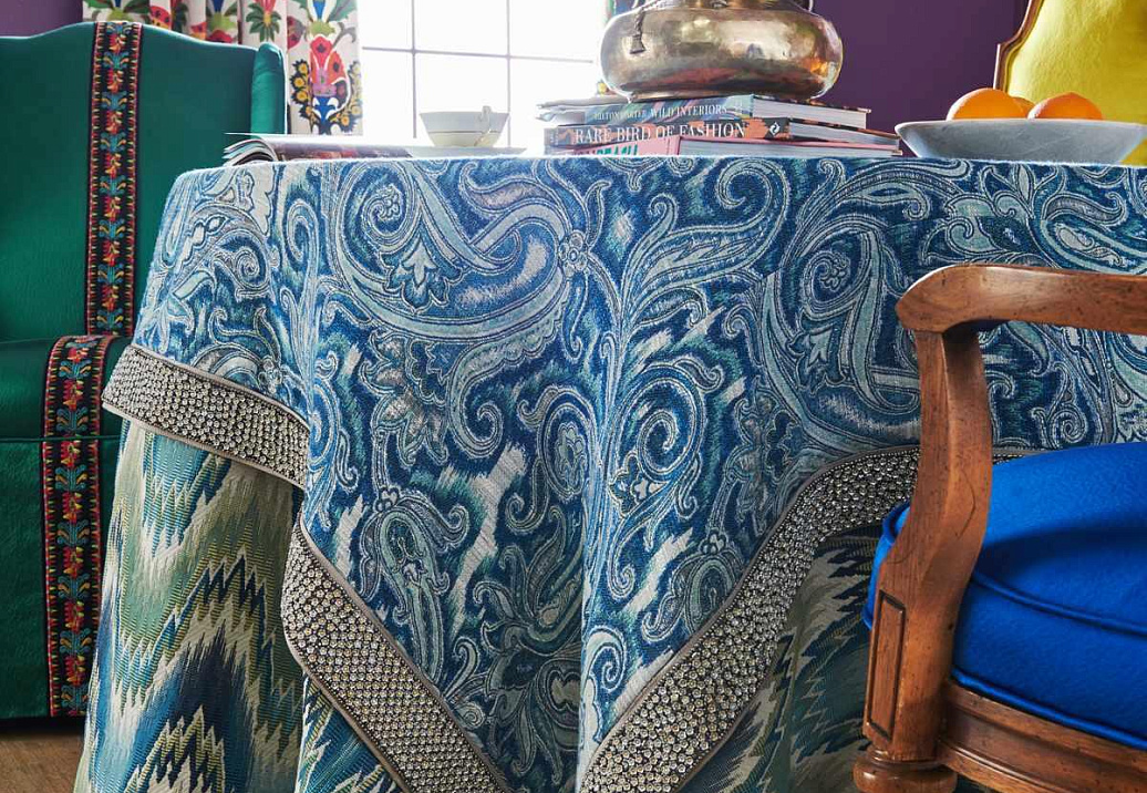 Ткань Fabricut Iris Apfel Resurgence/Peacock