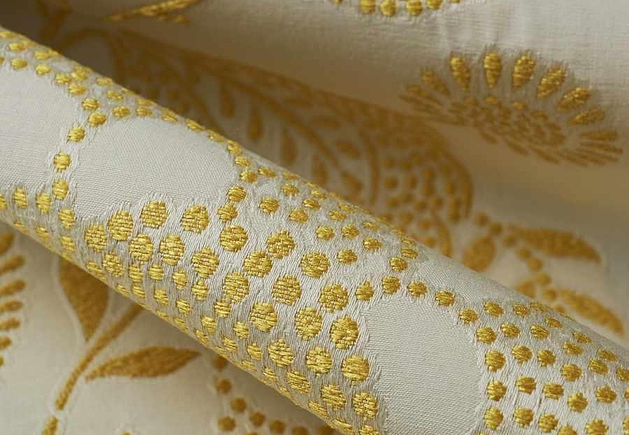 Ткань Fabricut Iris Apfel FilCoupeFloral/Lemon