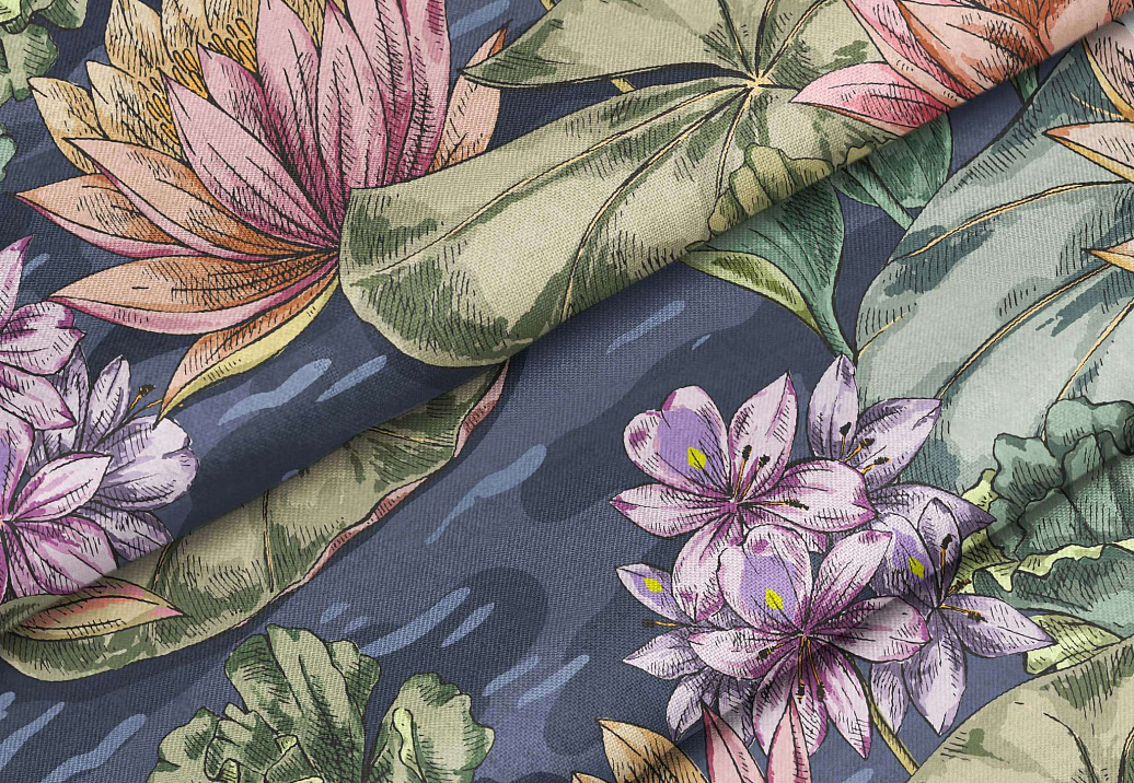 Ткань Marufabrics Collection 1 Waterlily