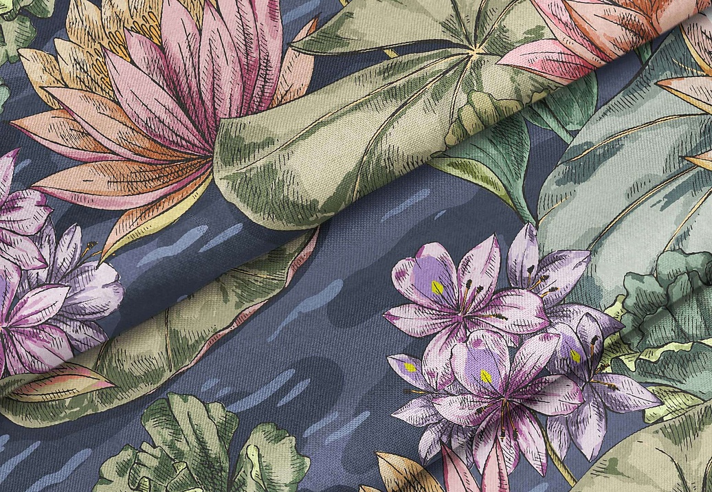 Ткань Marufabrics Collection 1 Waterlily