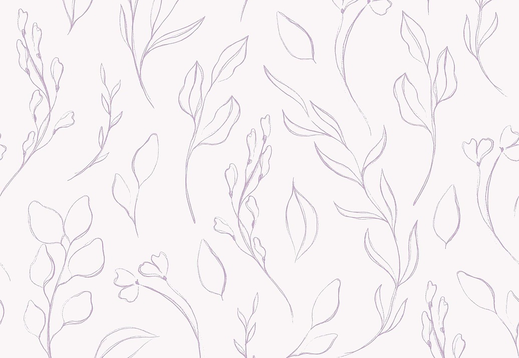 Ткань Marufabrics Collection 1 LeavesLilac
