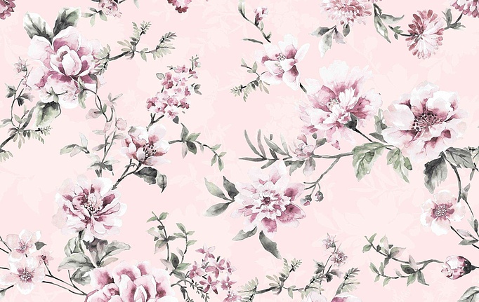 Российская ткань Marufabrics, коллекция Collection 1, артикул Blossom/Pink