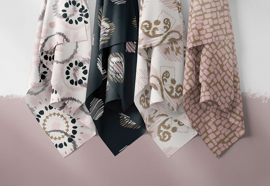 Ткань Marufabrics Collection 1 Ikat