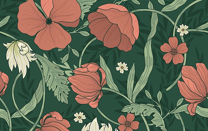 Российская ткань Marufabrics, коллекция Collection 1, артикул Poppy