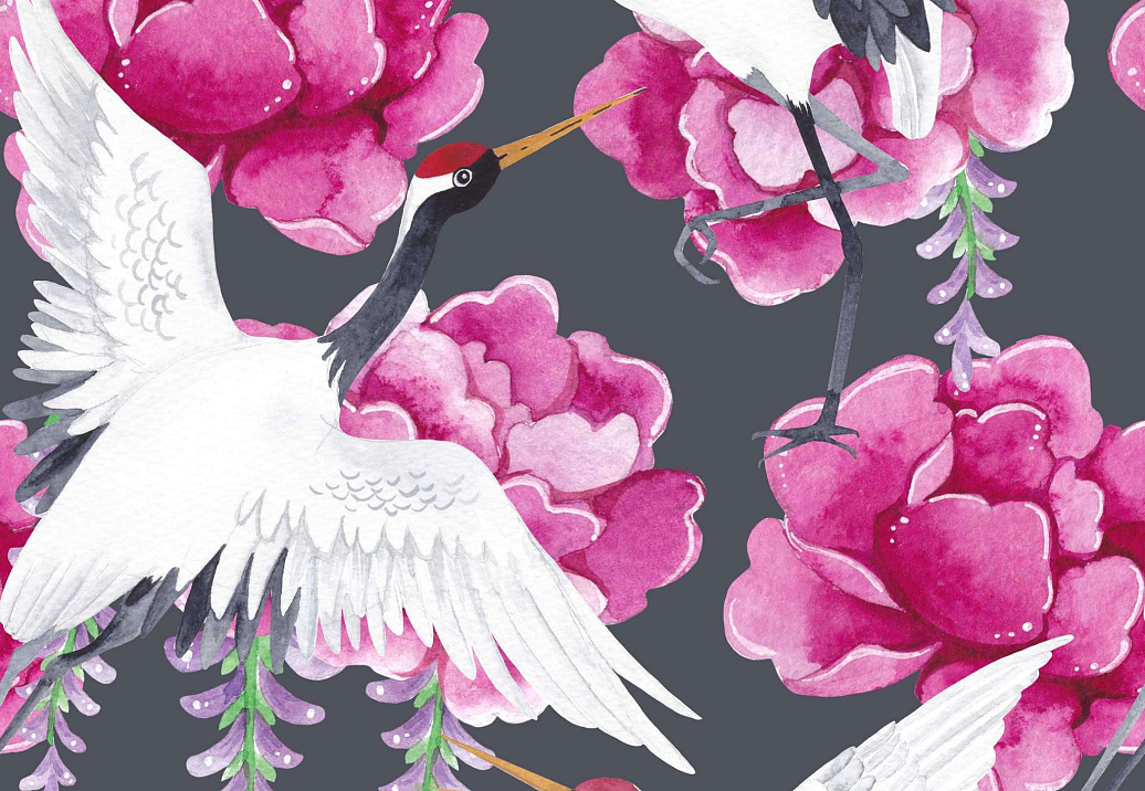 Ткань Marufabrics Collection 2 PeonyGrey