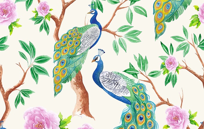 Российская ткань Marufabrics, коллекция Collection 2, артикул Peacock