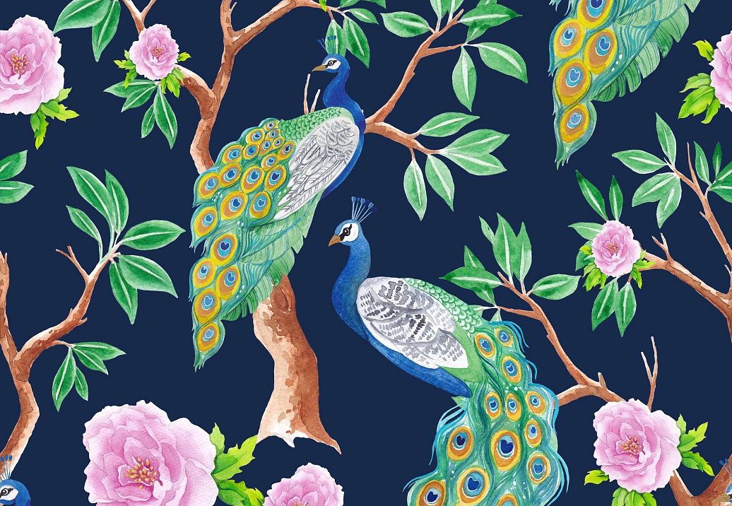 Ткань Marufabrics Collection 2 PeacockBlue