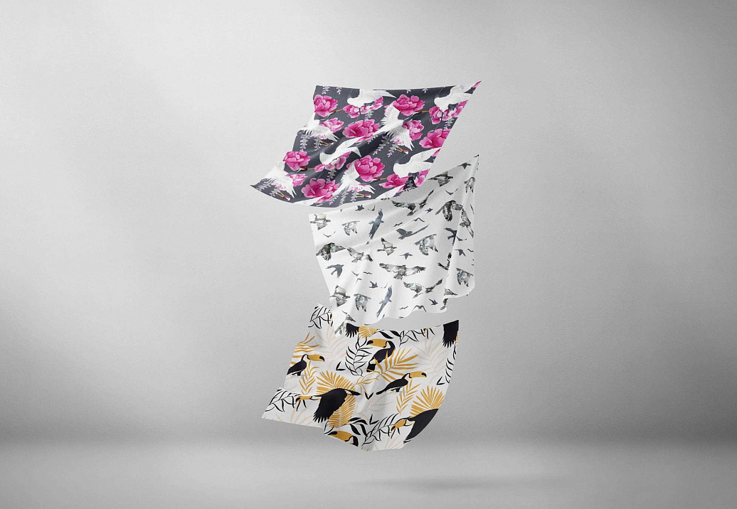 Ткань Marufabrics Collection 2 Toucan