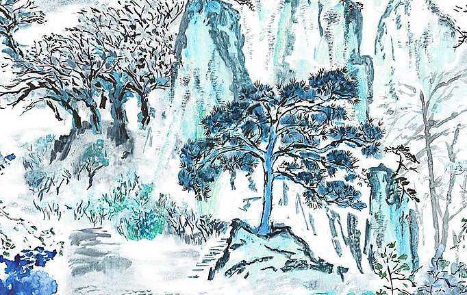 Английская ткань Designers Guild, коллекция Shanghai Garden, артикул FDG2296/01
