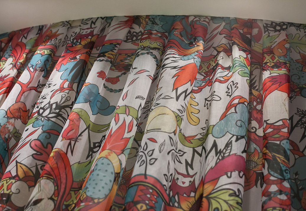 Ткань Equipo DRT Equipo DRT fabric hangers Selva Curtain/880/Multicolor