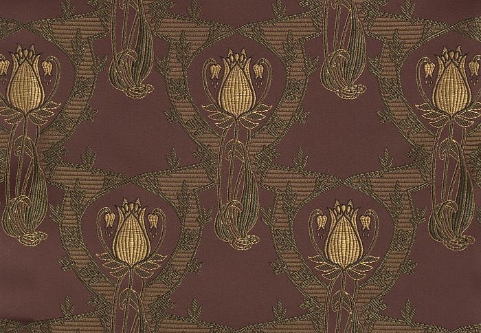 Ткань Galleria Arben Art Nouveau TIFFANY/BURGUNDY
