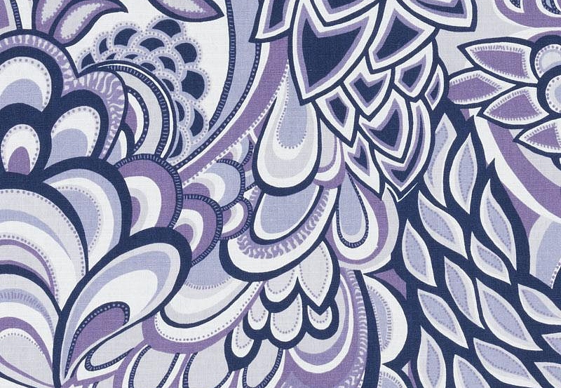 Ткань Duralee Eileen K. Boyd Vol.2 - Pewter, African Violet 21091/95