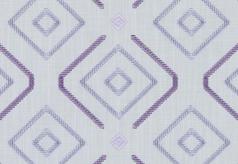 Ткань Duralee Eileen K. Boyd Vol.2 - Pewter, African Violet 32769/43