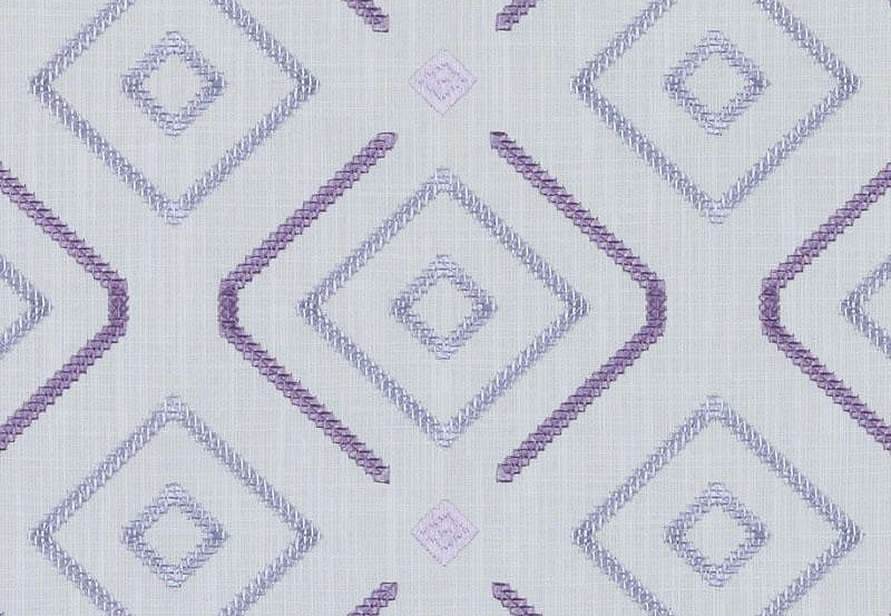 Ткань Duralee Eileen K. Boyd Vol.2 - Pewter, African Violet 32769/43