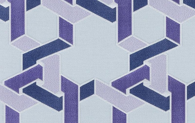 Американская ткань Duralee, коллекция Eileen K. Boyd Vol.2 - Pewter, African Violet, артикул 15649/95