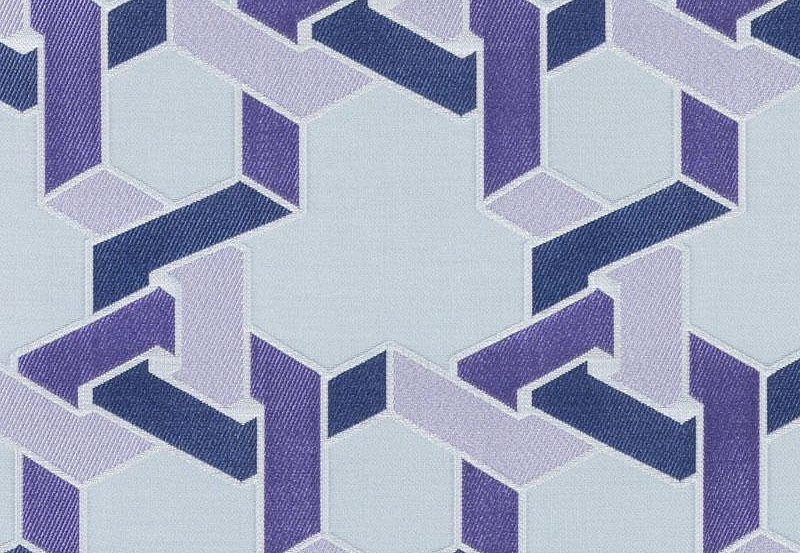 Ткань Duralee Eileen K. Boyd Vol.2 - Pewter, African Violet 15649/95