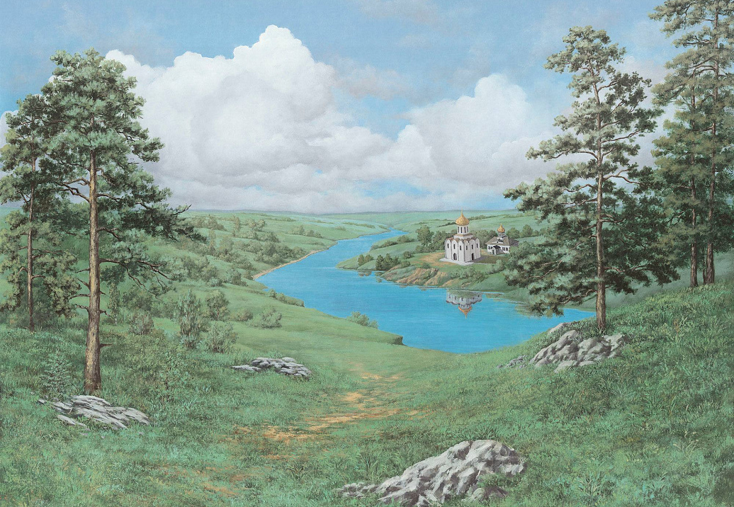Панно и фотообои Ortograf Бесшовные обои и фрески ECO 35345