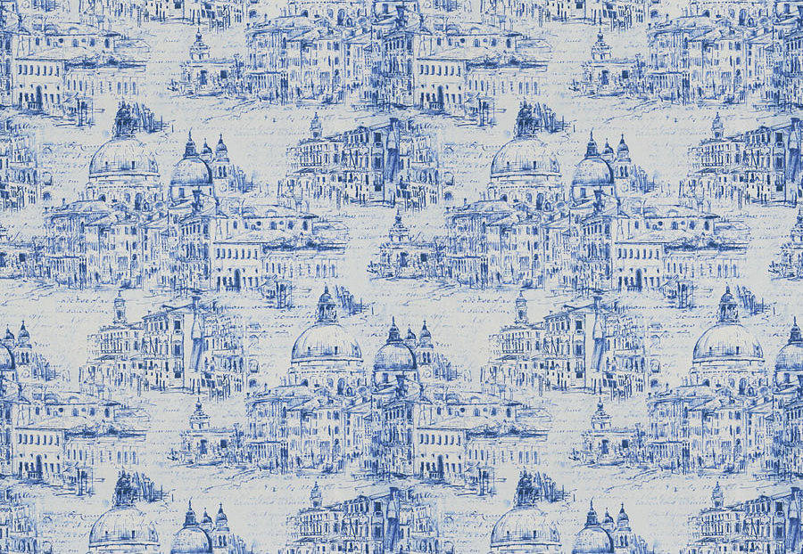 Ткань Trend Surf-Blue Prints & Wovens Vol.VIII 04407/Blue