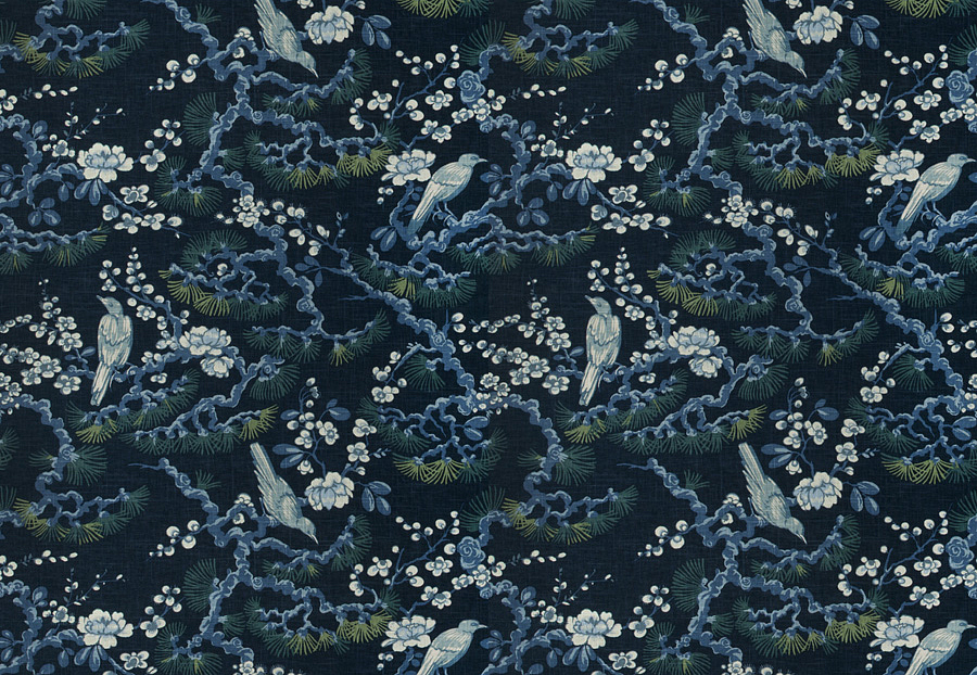 Ткань Trend Navy-Amethyst Prints & Wovens Vol.II 04235/Navy