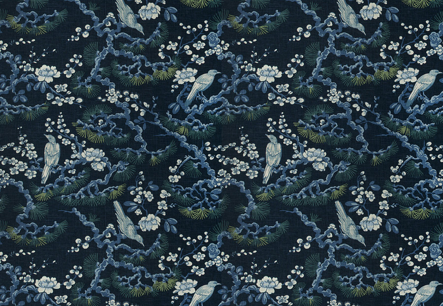 Ткань Trend Navy-Amethyst Prints & Wovens Vol.II 04235/Navy