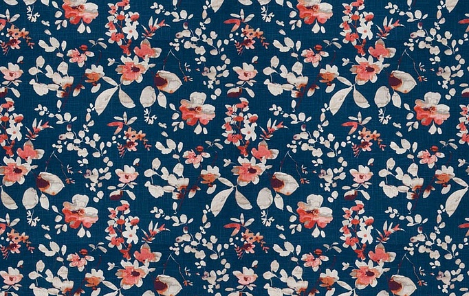 Американская ткань Trend, коллекция Navy-Amethyst Prints & Wovens Vol.II, артикул 03367/Navy
