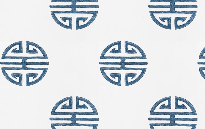 Американская ткань Trend, коллекция Navy-Amethyst Prints & Wovens Vol.II, артикул 04241/Navy
