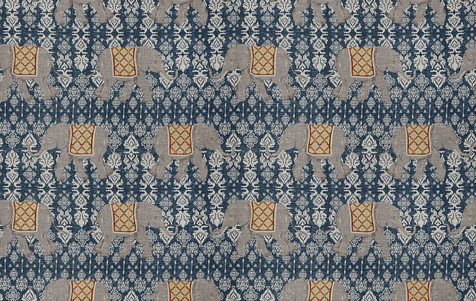 Американская ткань Trend, коллекция Navy-Amethyst Prints & Wovens Vol.II, артикул 04244/Navy