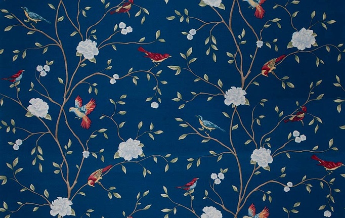 Американская ткань Trend, коллекция Navy-Amethyst Prints & Wovens Vol.II, артикул 04230/Sapphire