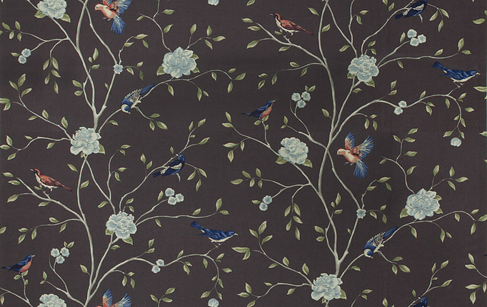 Американская ткань Trend, коллекция Navy-Amethyst Prints & Wovens Vol.II, артикул 04230/Eggplant