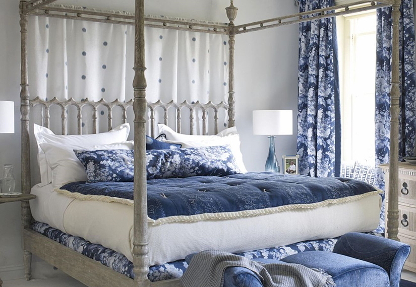 Ткань William Yeoward Indigo Blue FWY2379/01