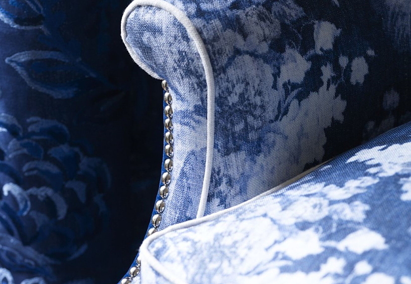 Ткань William Yeoward Indigo Blue FWY2379/01