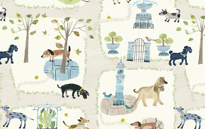 Английская ткань Villa Nova, коллекция Picturebook, артикул V3324/01