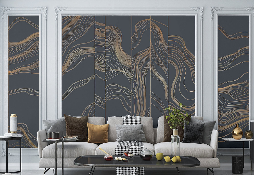Панно и фотообои Affresco Lines L524