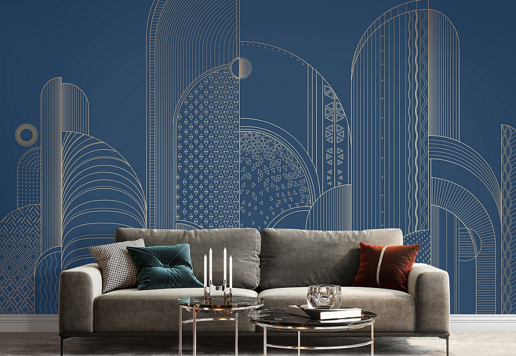 Панно и фотообои Affresco Lines L562